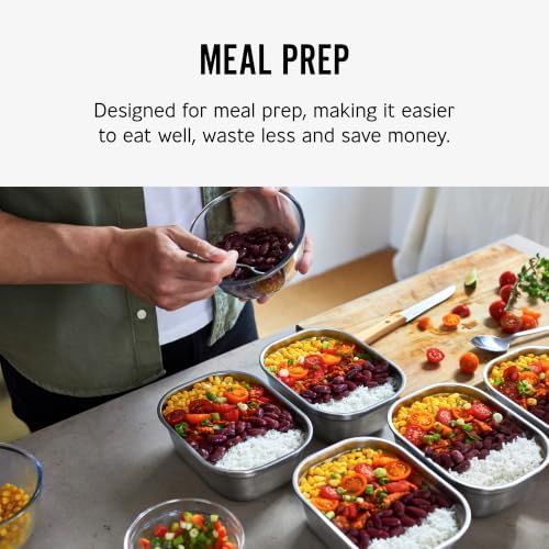 BLACK + BLUM Stainless Steel Container Set, 30 oz x 3