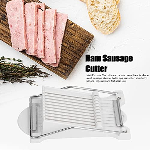 Luncheon Meat Slicer, Ham Boiled Egg Cutter Stainless Steel Wire