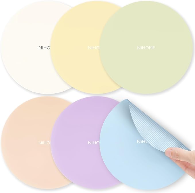 NIHOME Silicone Jar Opener – 6 Inch Large Anti-Slip Grip Pads, Premium 100% by NiHome