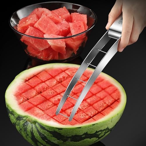 Wtermelon Cutter Slicer Cut Watermelon Into Cubes Knife Melon Baller