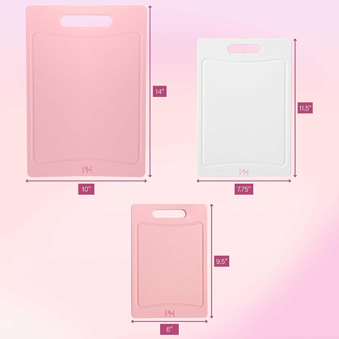 Paris Hilton Cutting Boards, Dual-Sided Cutting Board Set - Image 7
