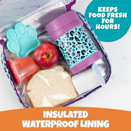 Bentology Kids Insulated Lunch Box Set with thermos Food Jar and Ice