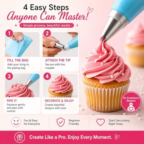 Baking Decoration Kit – with Premium Digital scale, Complete 244-Piece