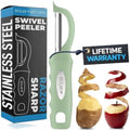 Zulay Kitchen Premium Vegetable Peeler for Kitchen - Swivel Peeler