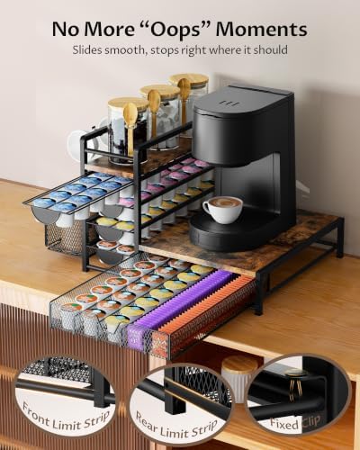 Coffee Station Organizer, 90 K-Cup Capacity