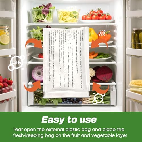 xcivi 5 Pack Produce Saver Refills for Frigidaire FRPAPKRF2PK