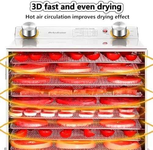 Fruit Freeze Dryer Machine, Stainless Steel, 8-Layer