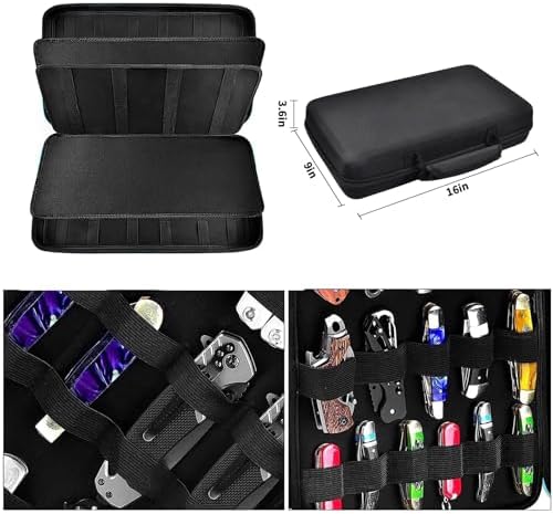 GWCASE 66+ Pocket Knife Storage Case for Folding Knives