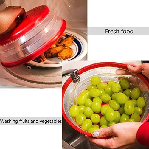 MMDcase [2 Pack]Microwave Splatter Cover Vented Collapsible Microwave