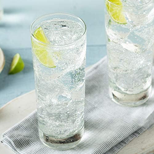 QAPPDA Highball 10 oz Drinking Glasses Set of 12, Clear Glass Cups
