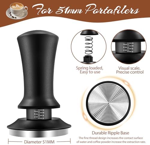 22 PCS Coffee Tamper Set, Espresso Accessories Tampers kit Barista