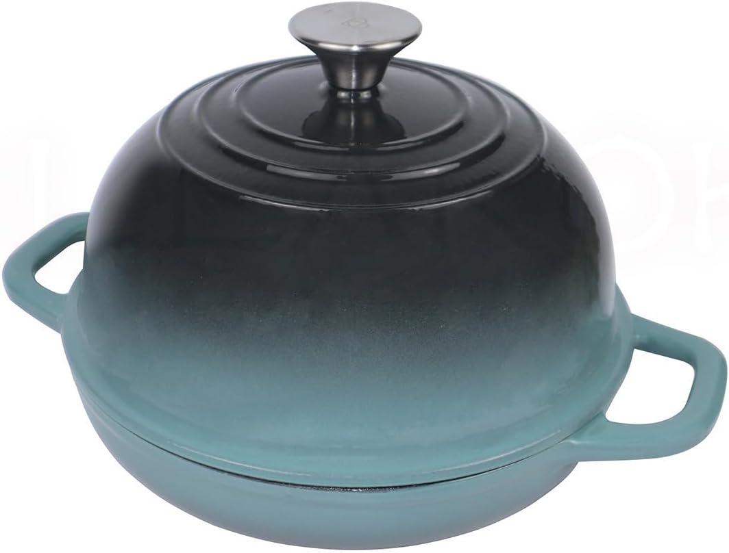 Dutch Oven for Bread Baking, Enameled Cast Iron Dutch Oven Pot with