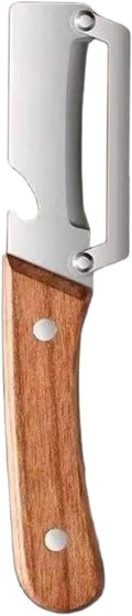 Zero Snag Wooden Peeler, 2-in-1 Multifunctional vegetable peeler, Stainless by Unknown
