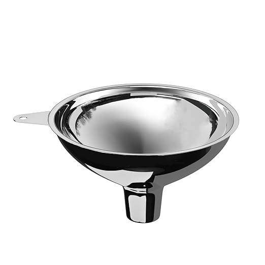 Serinar Stainless Steel Large Funnel, Metal Funnel by serinar