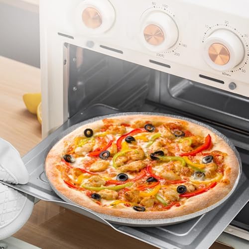 12pcs 12Inch Round Disposable Foil Pizza Pans Aluminum Foil Pans Large