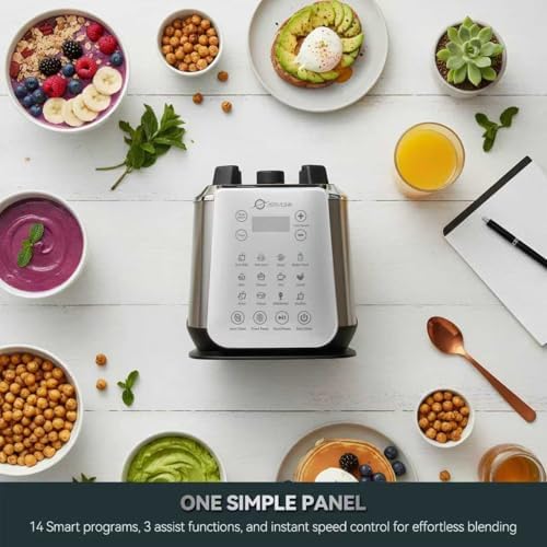 ASTRALSHIP 1500W Glass Blender, 14 Presets