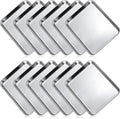 12 Pcs Metal Trays Stainless Steel Sheet Pan Baking Trays