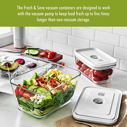 Zwilling Fresh & Save 3-Pc Glass Food Storage Container Set