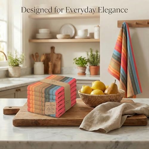 Urban Villa Kitchen Towels 100% Cotton Dish Towels for Kitchen