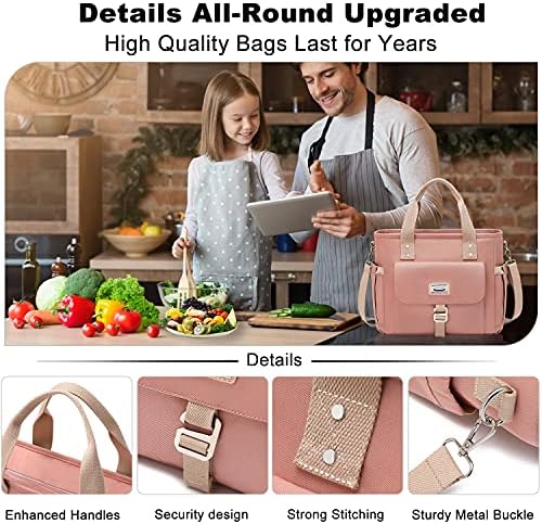 Weitars Insulated Lunch Bag for Women Men,Leak Proof Lunch Box for