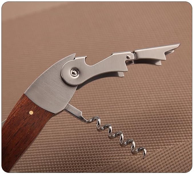 Unique Fish Corkscrew, Professional Waiters Corkscrew Wine Key Bottle Opener - Image 4