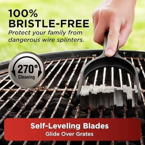 Slingshot Bristle-Free Stainless Steel Grill Cleaner