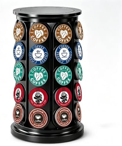 K Cup Coffee Pod Holder Carousel, 40 Pods