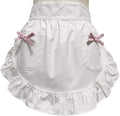 CRB Fashion Waist Apron Kitchen Cooking Restaurant Cotton Bistro Half Aprons by CBTRFashion