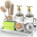 Cisily Stainless Steel Sponge Holder for Kitchen Sink, with Drip Tray
