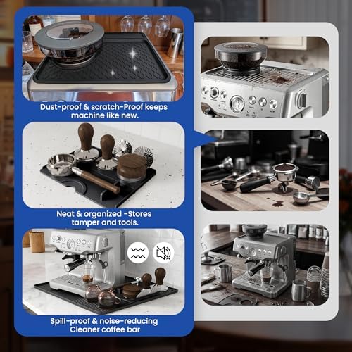 3-in-1 Silicone Mat for Breville Espresso Machine 870/880