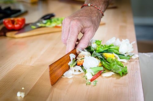 3-Piece Wood Kitchen Utensil Set: 3 Thin Wood Cooking Spatulas.
