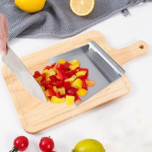 Stainless Steel Food Scooper, Food Mover, Shovel Spatula (5.9")