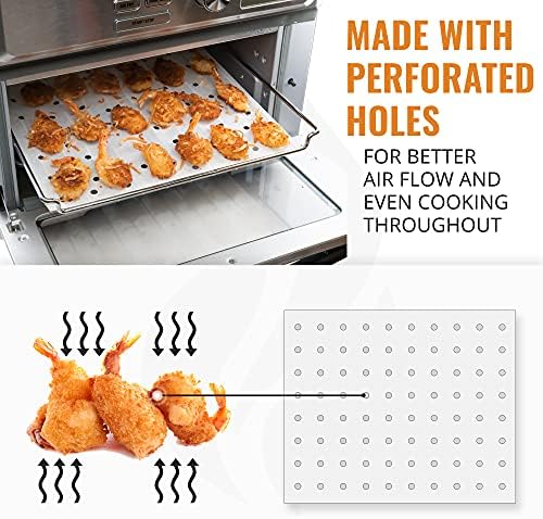 Parchment Paper Sheets for Toaster Oven Air Fryer 10 x 12 Compatible