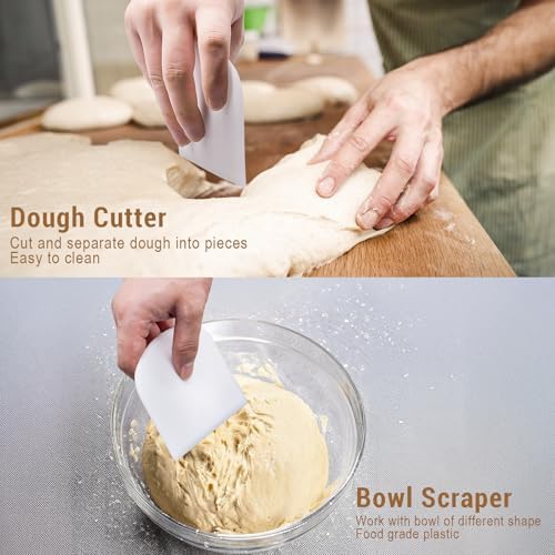 Banneton Bread Proofing Basket Set of 2, 11 Inch Oval Proofing Basket