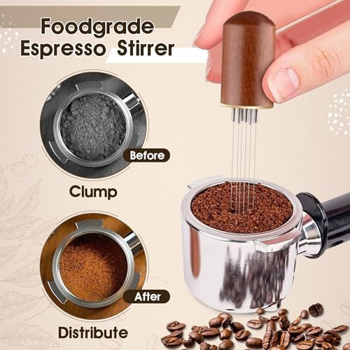 Espresso Distribution Tool Accessories - 53mm Spring Loaded Coffee