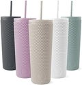 Simple Modern Textured Plastic Tumbler, Straw Lid | 24oz | Beige