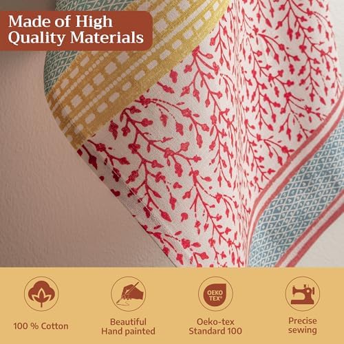Maison d' Hermine Kitchen Towels Set of 3 Reusable 100% Cotton 27.50"