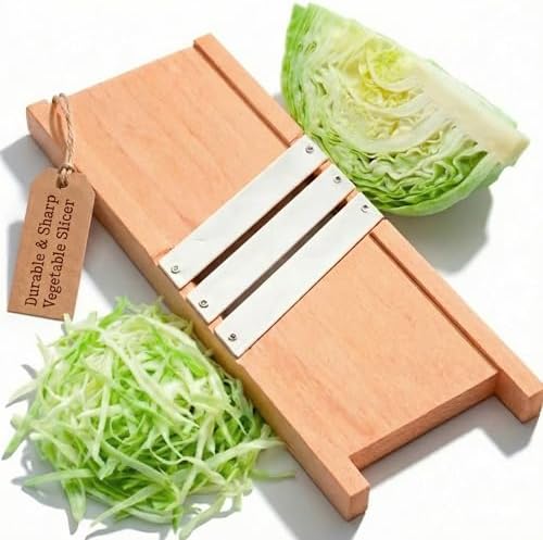 Wooden Cabbage Shredder, 13x5.9 in