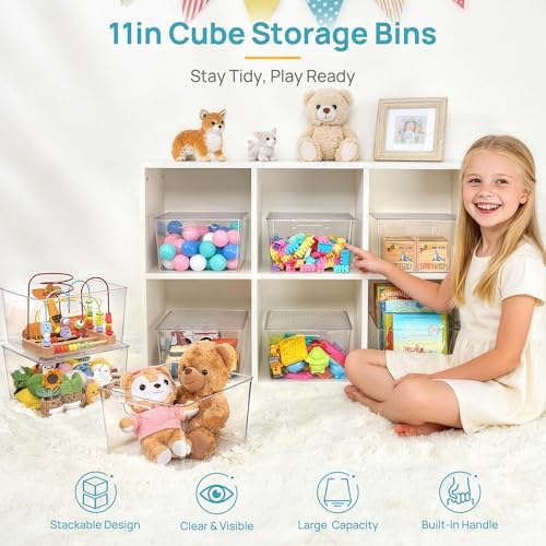 Vtopmart 6 Pack Extra Large Storage Bins with Lids