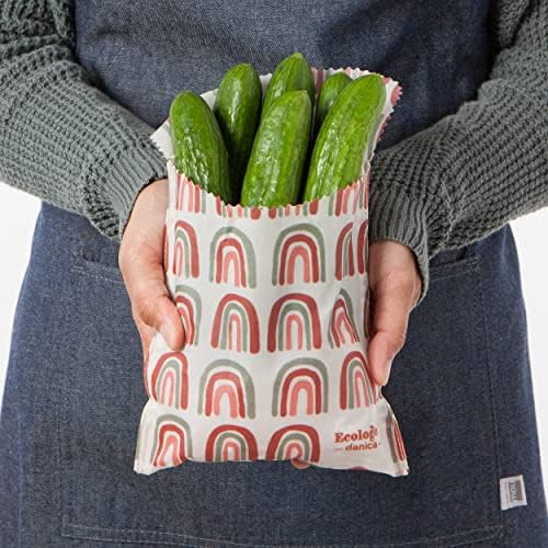 Ecologie Reusable Beeswax Sandwich Bags, Set of 2