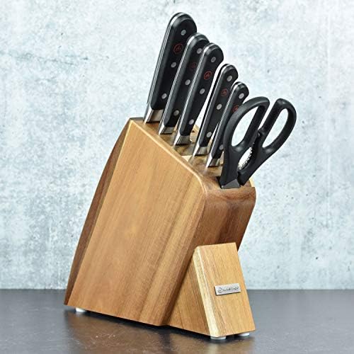 Wusthof Classic 7-Piece Knife Set with Acacia Block