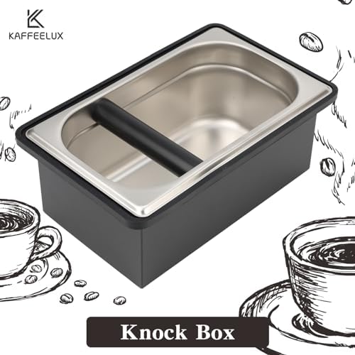 Espresso Knock Box, Stainless Steel Coffee Bag Container, With Steel