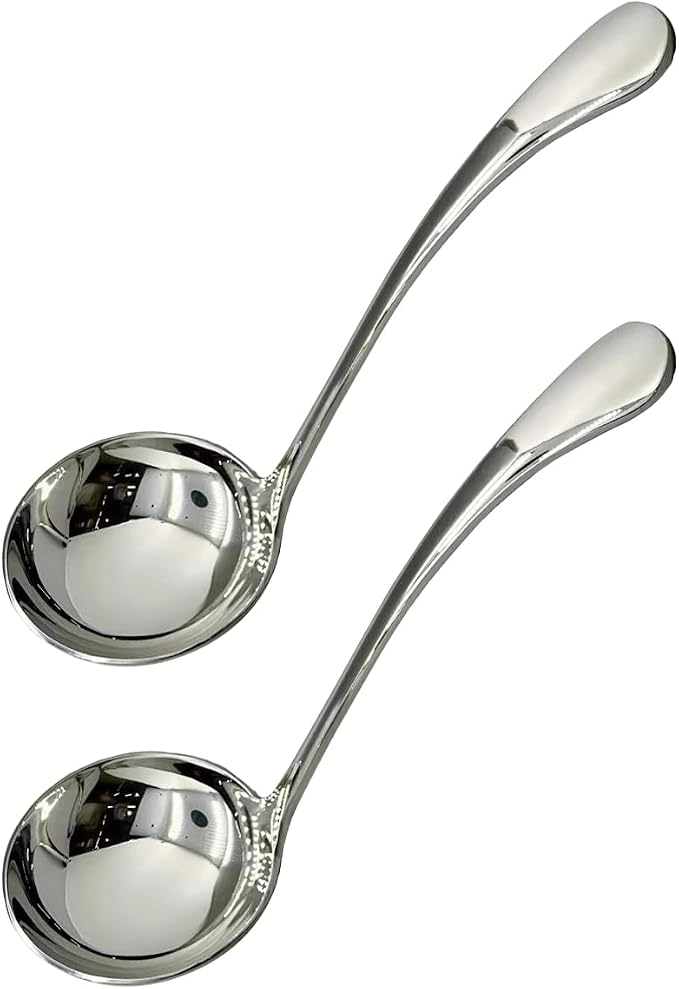 Small ladle, Gravy Ladle, Soup Sauce 18/10 Stainless Steel 7.9‘’ Ladle. by Wenkoni