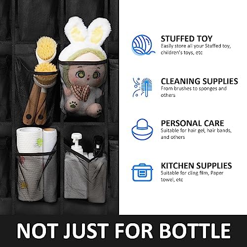 Tumbler Organizer,Water Bottle Organizer 24 Holders Over The Door