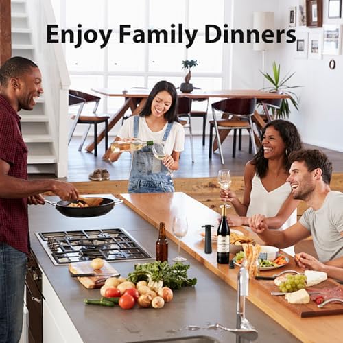 Vacuum Wine Saver Pump with 4 Reusable Stoppers, Silicone Wine Stopper
