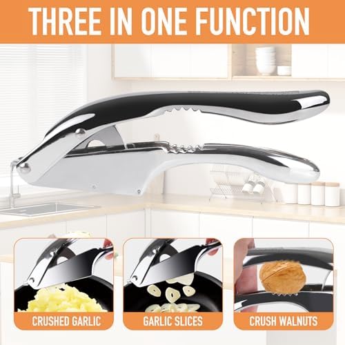 2-in-1 Garlic Press and Slicer