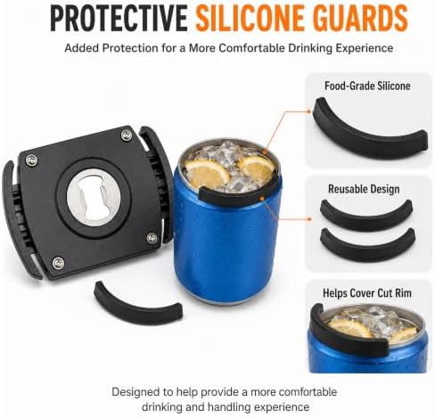 Aluminum Can Opener,Can Top Remover,Beer-Soft Edge-Soda-Can
