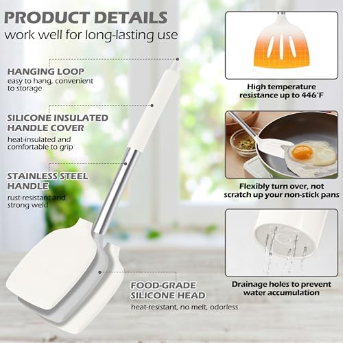 HaWare 29 PCS Silicone Cooking Utensils Set, Heat Resistant Kitchen