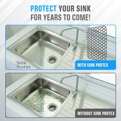 Silicone Sink Protectors for Kitchen Sink – 2 Pack Kitchen Sink Mats