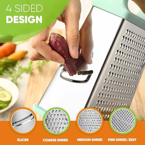 Spring Chef XL Stainless Steel Cheese Grater
